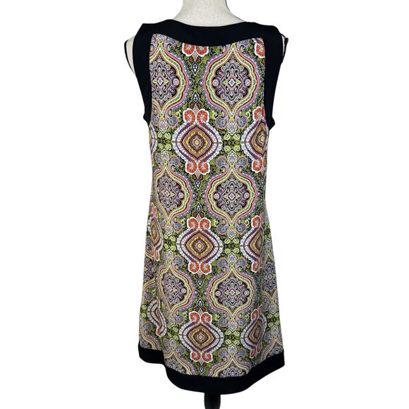 Style & Co Medium Shift Dress Geometric Sleeveless Stretch Knee Length Pullover - Picture 4 of 7